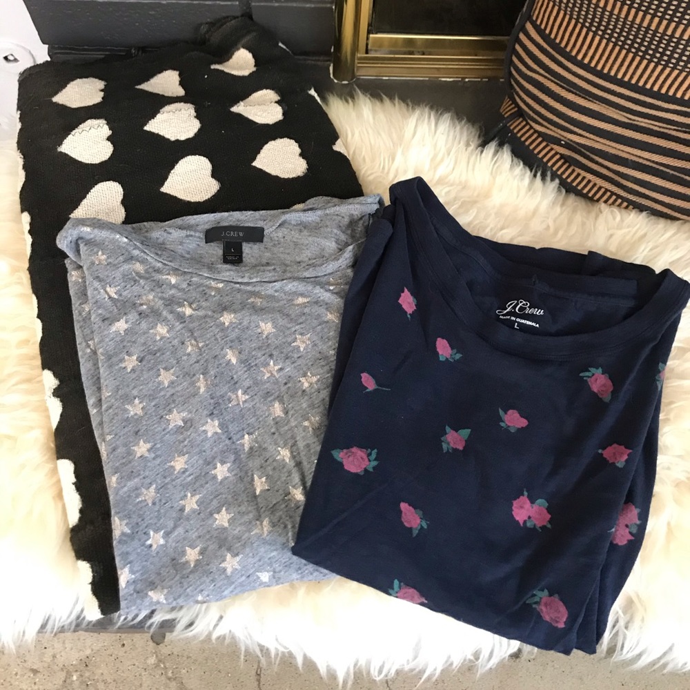J crew tee bundle